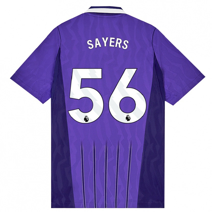 Danxen Mulher Camisola Charlie Sayers #56 Roxo Branco Terceiro 2026/27 Camisa Brasil