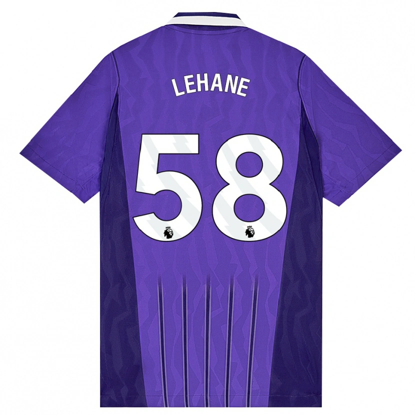 Danxen Mulher Camisola Ellis Lehane #58 Roxo Branco Terceiro 2026/27 Camisa Brasil