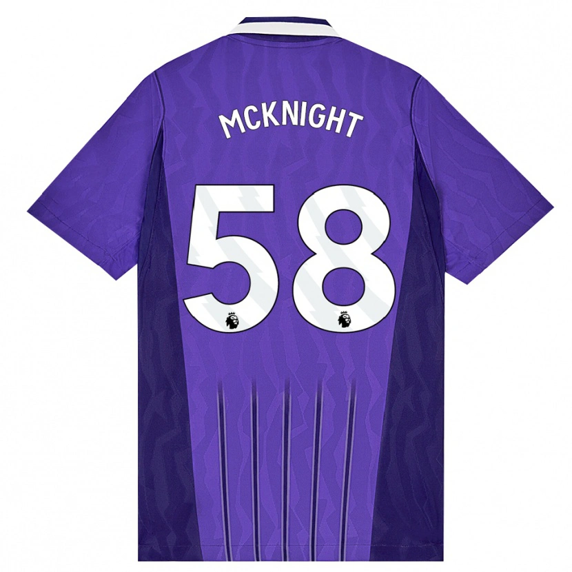 Danxen Mulher Camisola Maxwell Mcknight #58 Roxo Branco Terceiro 2026/27 Camisa Brasil