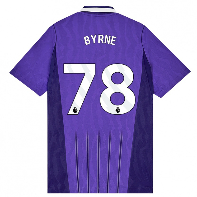 Danxen Mulher Camisola Harry Byrne #78 Roxo Branco Terceiro 2026/27 Camisa Brasil