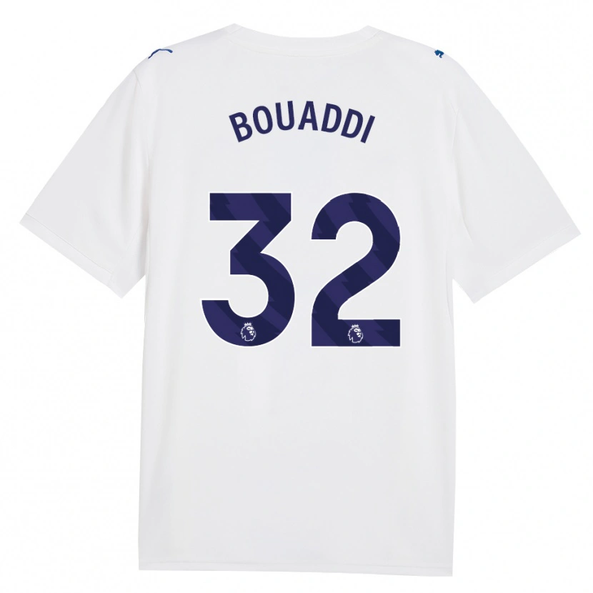 Danxen Mulher Camisola Ayyoub Bouaddi #32 Marinha Branco Terceiro 2026/27 Camisa Brasil