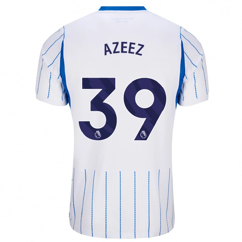 Danxen Mulher Camisola Femi Azeez #39 Dodgerblue Branco Alternativa 2026/27 Camisa Brasil