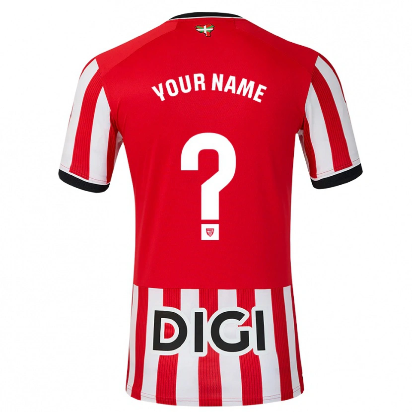 Danxen Criança Camisola Seu Nome #0 Vermelho Preto Branco Principal 2026/27 Camisa Brasil