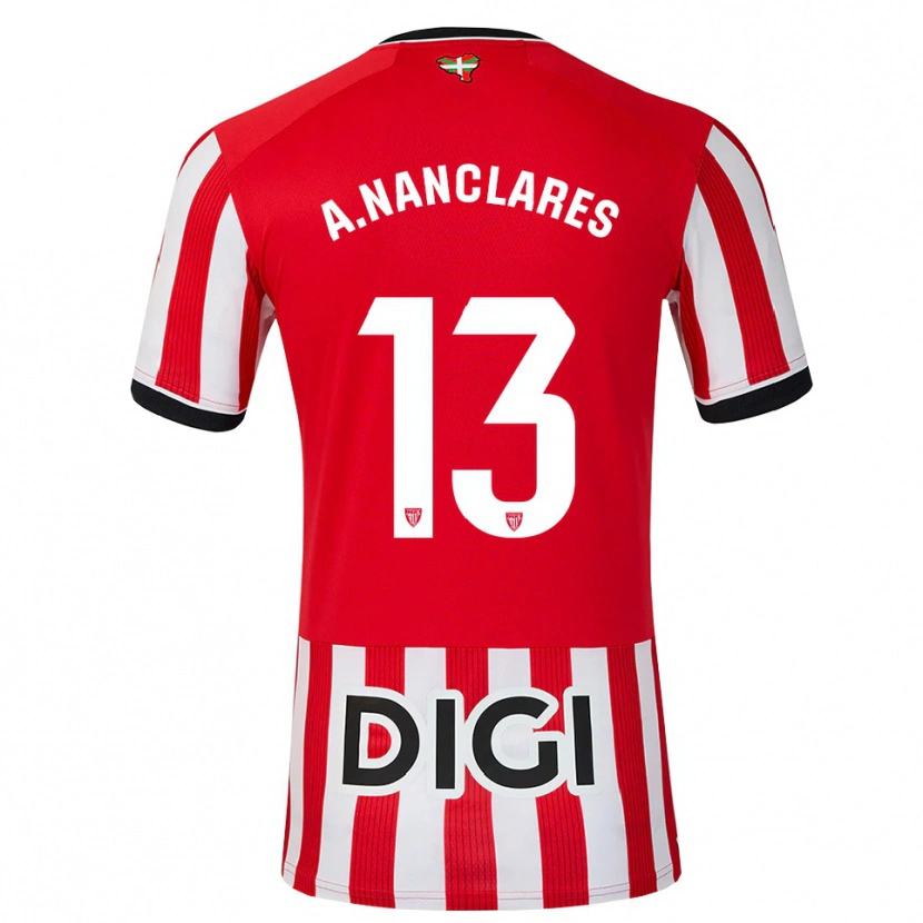 Danxen Criança Camisola Adriana Nanclares #13 Vermelho Preto Branco Principal 2026/27 Camisa Brasil