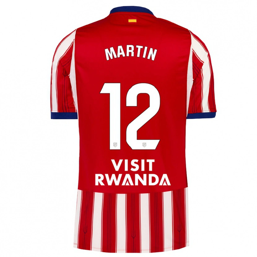 Danxen Criança Camisola Carlos Martín #12 Azul Real Vermelho Branco Principal 2026/27 Camisa Brasil