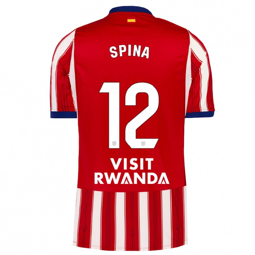 Danxen Criança Camisola Gerónimo Spina #12 Azul Real Vermelho Branco Principal 2026/27 Camisa Brasil