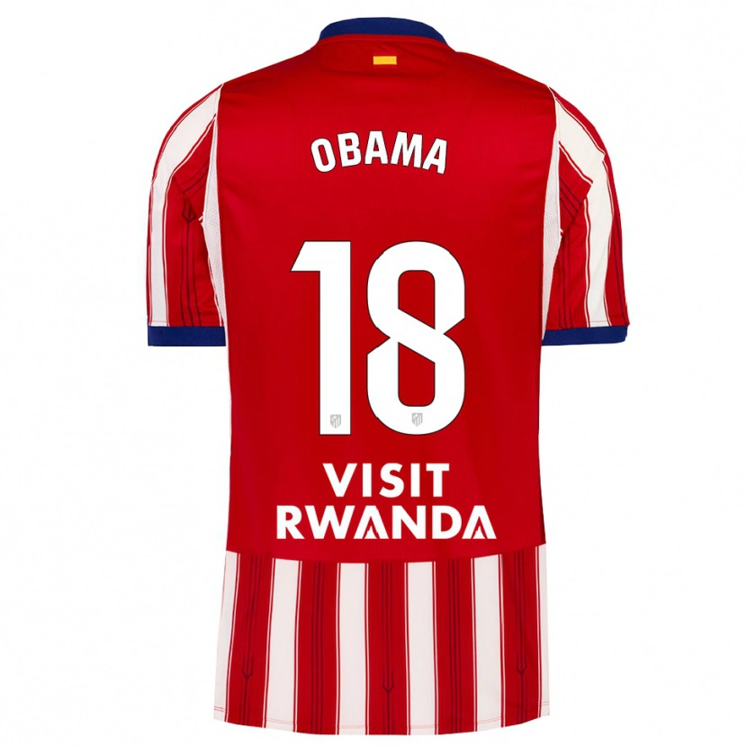 Danxen Criança Camisola Gabriel Obama #18 Azul Real Vermelho Branco Principal 2026/27 Camisa Brasil