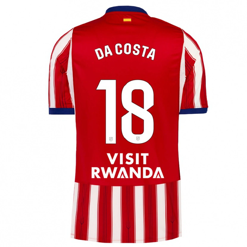 Danxen Criança Camisola Mario Da Costa #18 Azul Real Vermelho Branco Principal 2026/27 Camisa Brasil