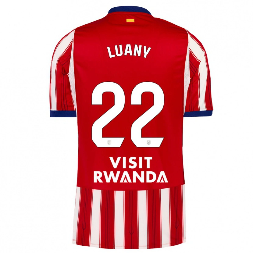 Danxen Criança Camisola Luany Vitória Da Silva Rosa #22 Azul Real Vermelho Branco Principal 2026/27 Camisa Brasil