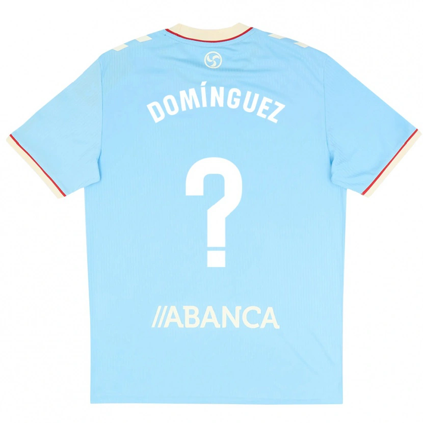 Danxen Criança Camisola Fabio Domínguez #0 Azul Céu Branco Vermelho Principal 2026/27 Camisa Brasil