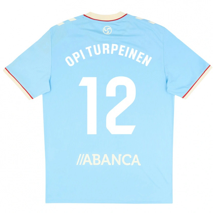 Danxen Criança Camisola Aslak Opi Turpeinen #12 Azul Céu Branco Vermelho Principal 2026/27 Camisa Brasil