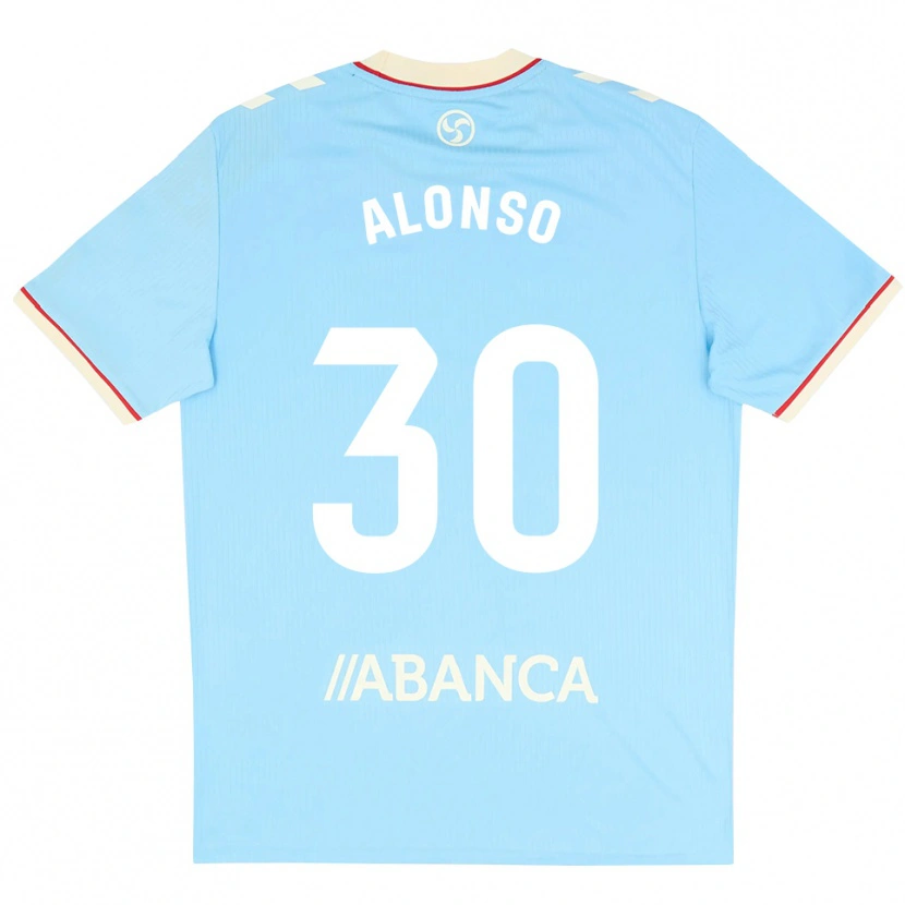 Danxen Criança Camisola Adriana Alonso #30 Azul Céu Branco Vermelho Principal 2026/27 Camisa Brasil