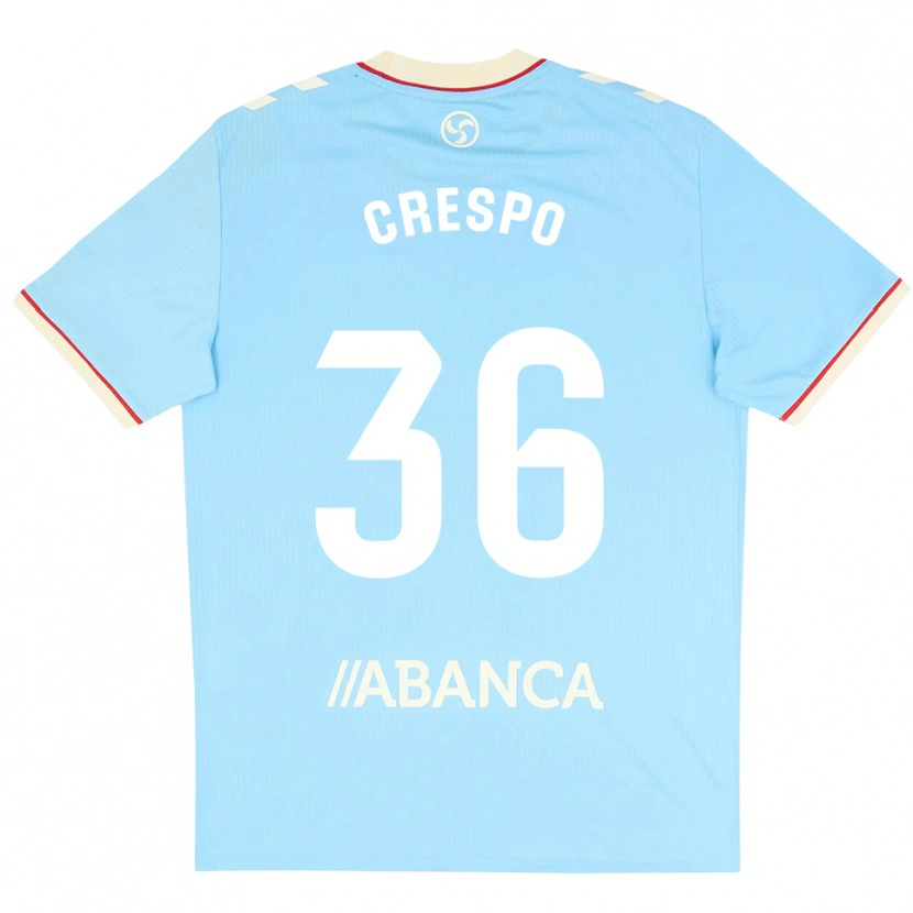 Danxen Criança Camisola Yoel Crespo #36 Azul Céu Branco Vermelho Principal 2026/27 Camisa Brasil