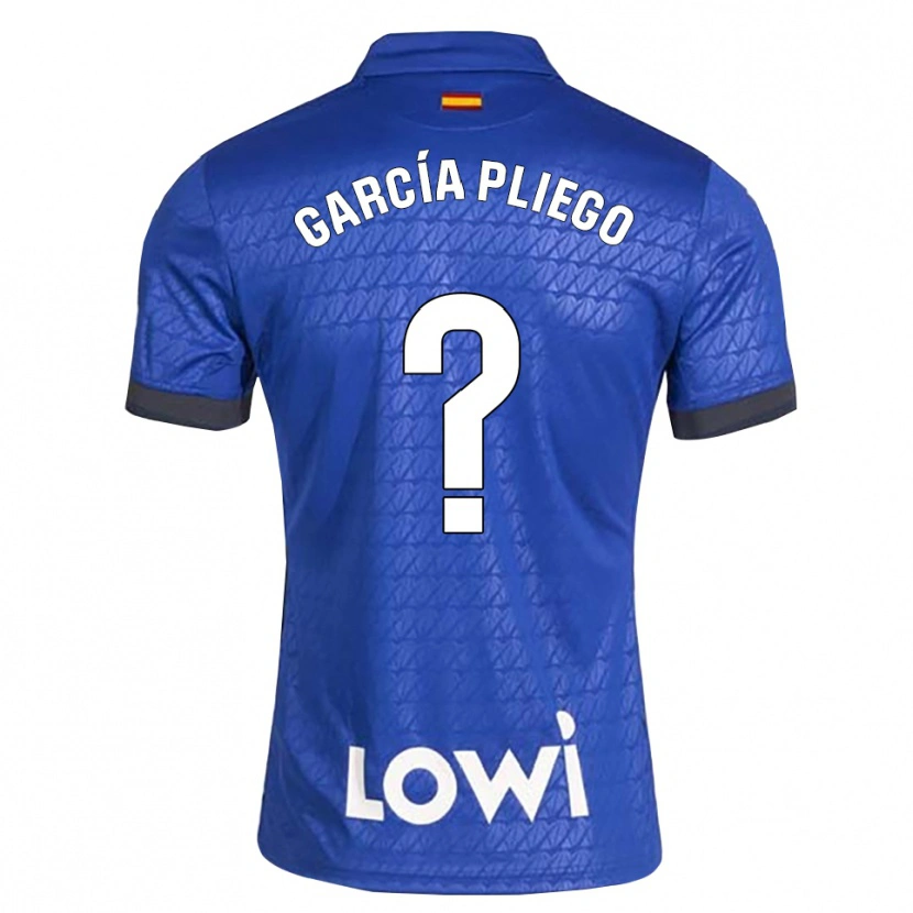 Danxen Criança Camisola Hugo García Pliego #0 Azul Branco Preto Principal 2026/27 Camisa Brasil