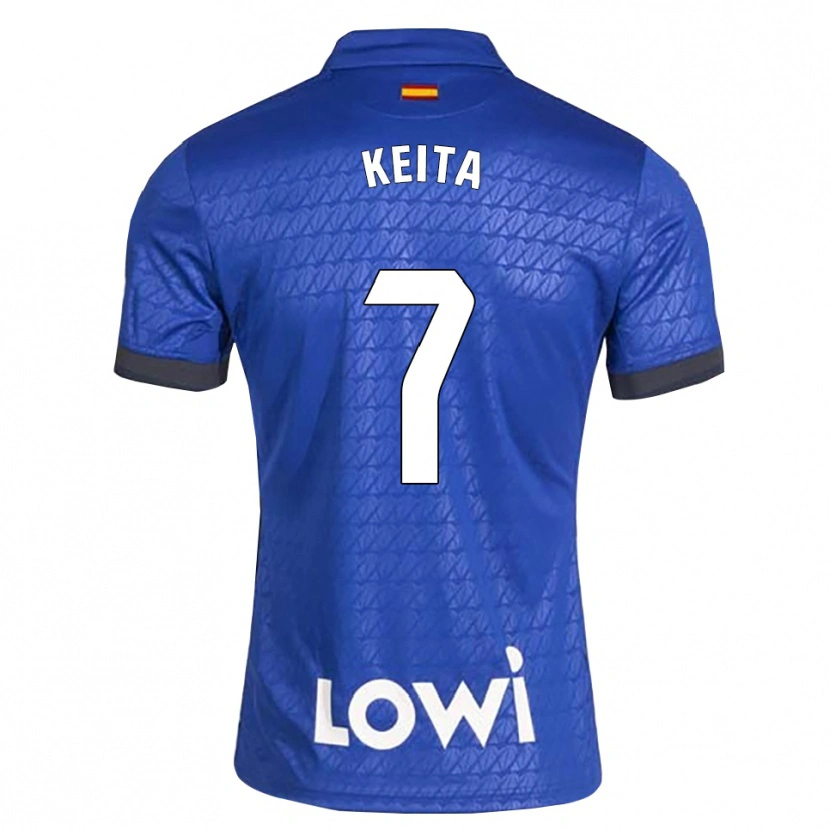 Danxen Criança Camisola Abdoulaye Keita #7 Azul Branco Preto Principal 2026/27 Camisa Brasil