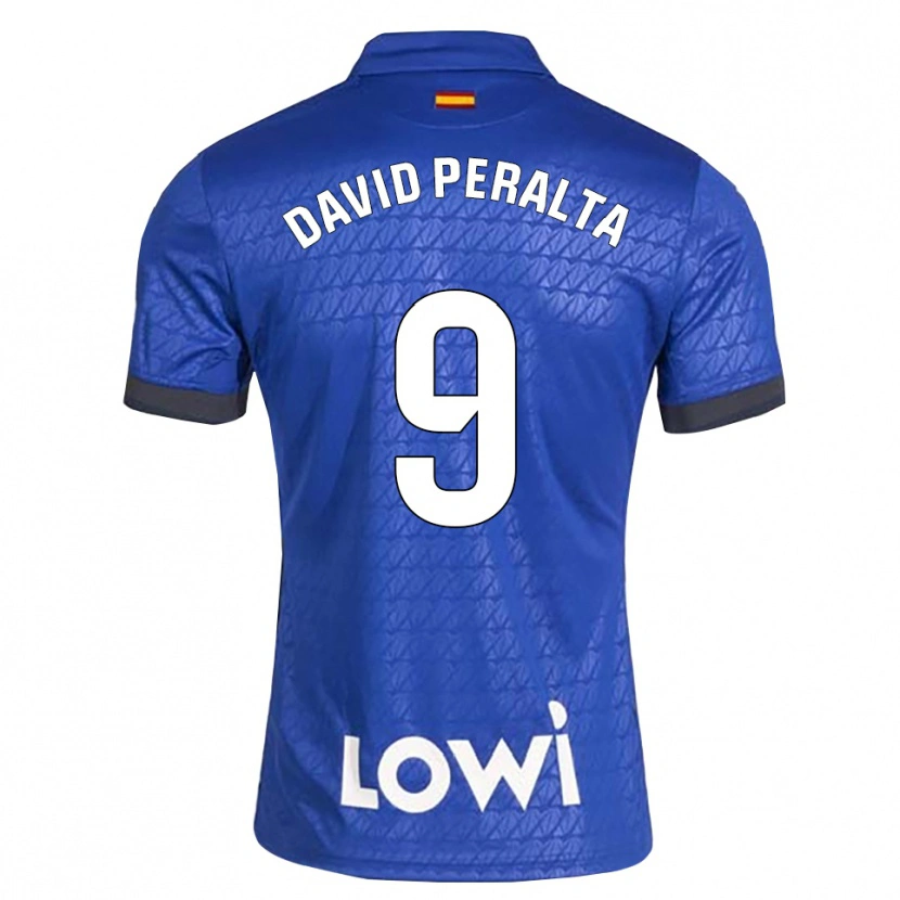 Danxen Criança Camisola Juan David Peralta #9 Azul Branco Preto Principal 2026/27 Camisa Brasil