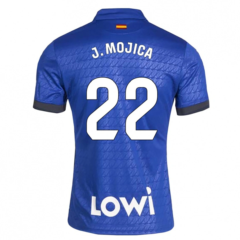 Danxen Criança Camisola Johan Mojica #22 Azul Branco Preto Principal 2026/27 Camisa Brasil