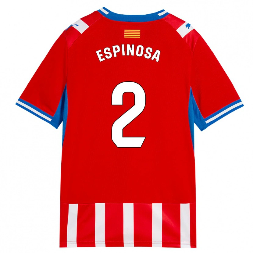 Danxen Criança Camisola Bernardo Espinosa #2 Vermelho Branco Azul Céu Principal 2026/27 Camisa Brasil