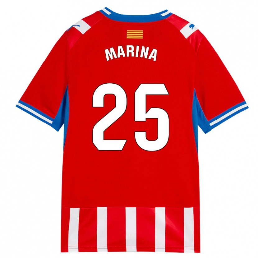 Danxen Criança Camisola Sergi Marina #25 Vermelho Branco Azul Céu Principal 2026/27 Camisa Brasil