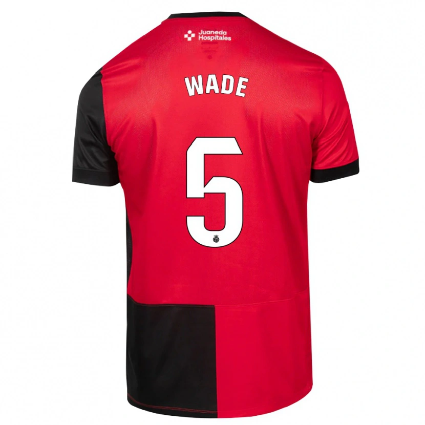Danxen Criança Camisola Sebas Wade #5 Preto Vermelho Branco Principal 2026/27 Camisa Brasil