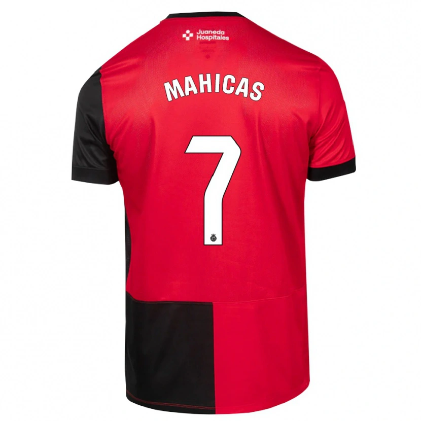 Danxen Criança Camisola Julián Mahicas #7 Preto Vermelho Branco Principal 2026/27 Camisa Brasil
