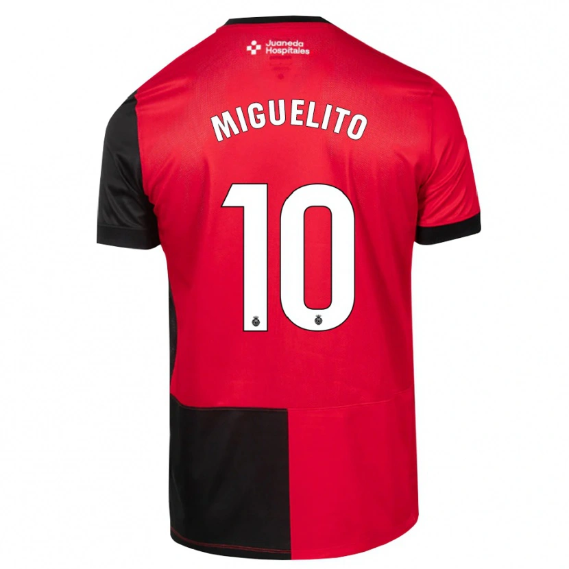 Danxen Criança Camisola Miguelito #10 Preto Vermelho Branco Principal 2026/27 Camisa Brasil
