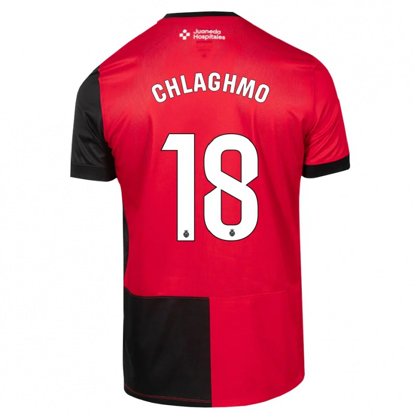 Danxen Criança Camisola Saifdine Chlaghmo #18 Preto Vermelho Branco Principal 2026/27 Camisa Brasil