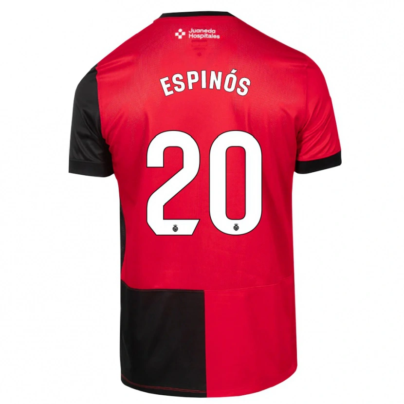 Danxen Criança Camisola Nico Espinós #20 Preto Vermelho Branco Principal 2026/27 Camisa Brasil
