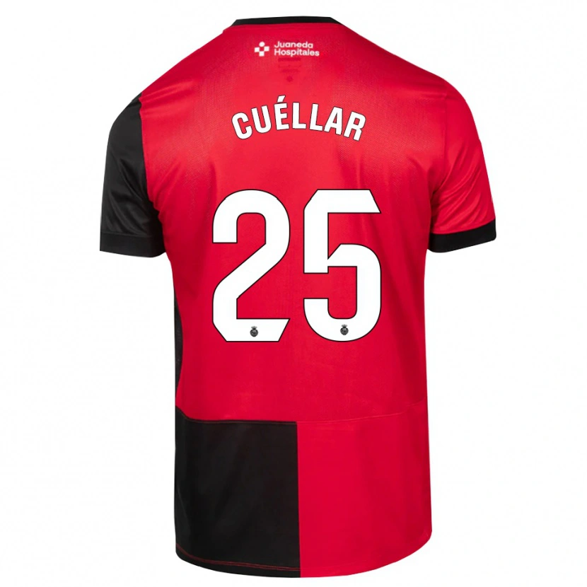 Danxen Criança Camisola Iván Cuéllar #25 Preto Vermelho Branco Principal 2026/27 Camisa Brasil