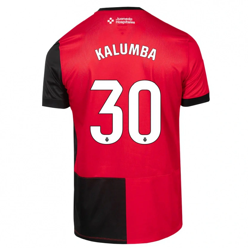 Danxen Criança Camisola Justin Kalumba #30 Preto Vermelho Branco Principal 2026/27 Camisa Brasil