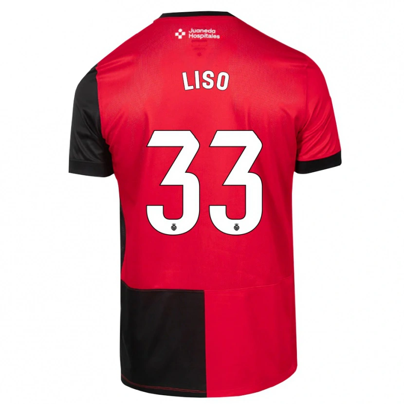 Danxen Criança Camisola Adrián Liso #33 Preto Vermelho Branco Principal 2026/27 Camisa Brasil