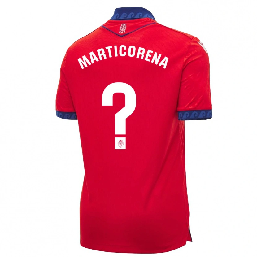 Danxen Criança Camisola Ander Marticorena #0 Vermelho Azul Marinho Branco Principal 2026/27 Camisa Brasil