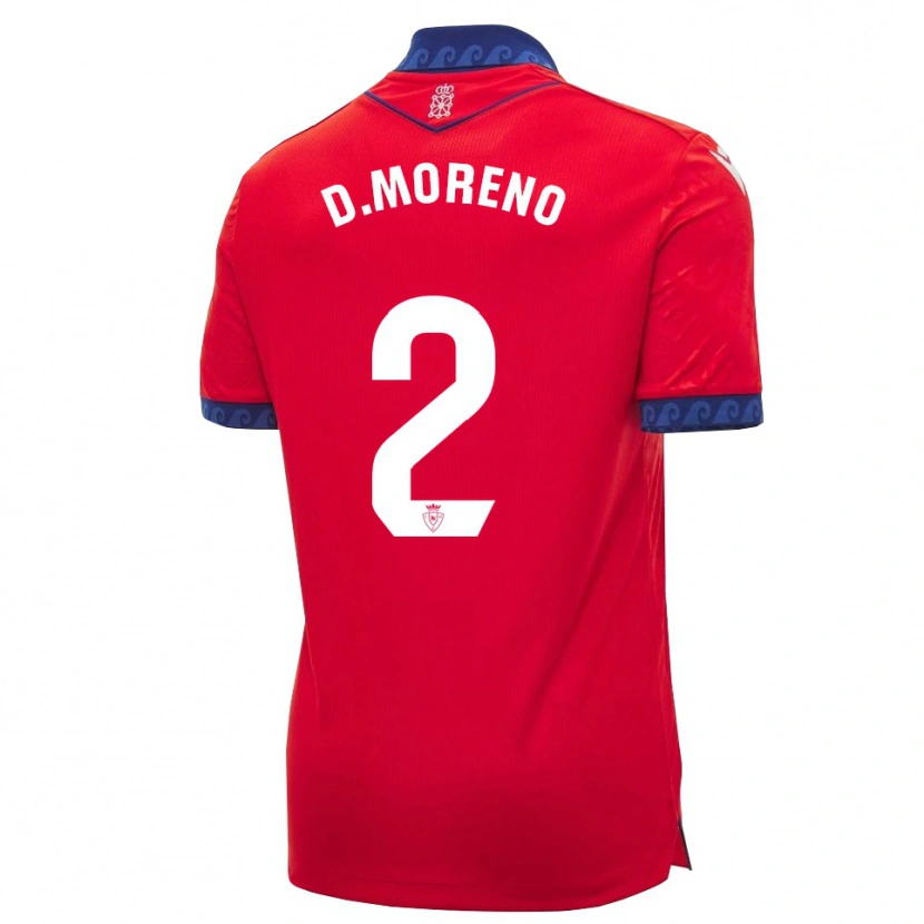 Danxen Criança Camisola Diego Moreno #2 Vermelho Azul Marinho Branco Principal 2026/27 Camisa Brasil