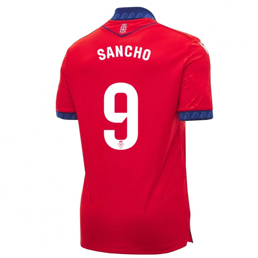 Danxen Criança Camisola Dani Sancho #9 Vermelho Azul Marinho Branco Principal 2026/27 Camisa Brasil