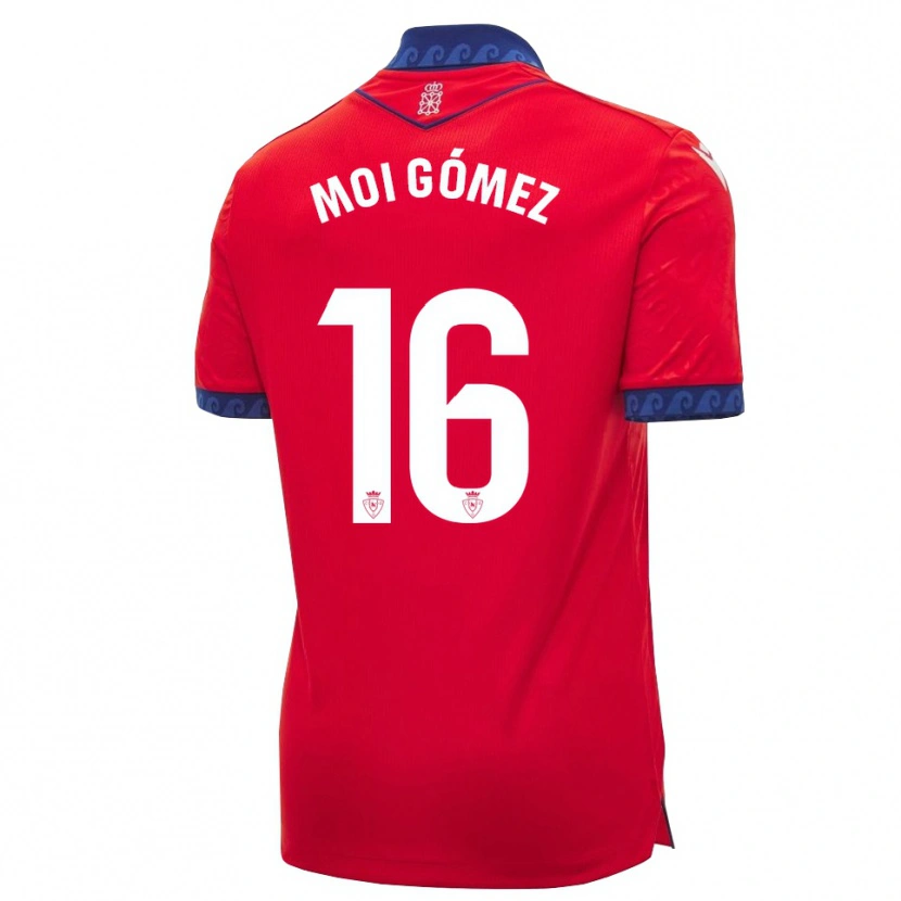 Danxen Criança Camisola Moi Gómez #16 Vermelho Azul Marinho Branco Principal 2026/27 Camisa Brasil
