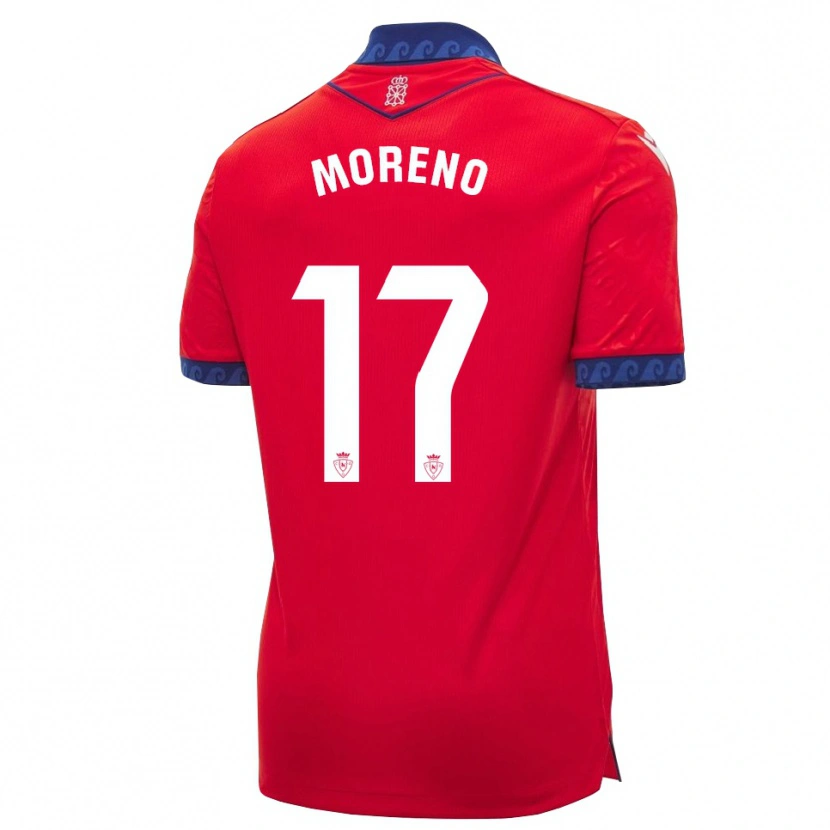 Danxen Criança Camisola Pablo Moreno #17 Vermelho Azul Marinho Branco Principal 2026/27 Camisa Brasil