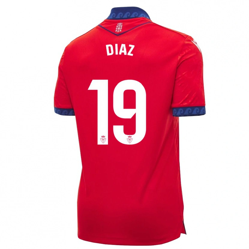 Danxen Criança Camisola Lucas Diaz #19 Vermelho Azul Marinho Branco Principal 2026/27 Camisa Brasil