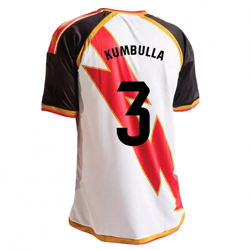 Danxen Criança Camisola Marash Kumbulla #3 Preto Vermelho Branco Dourado Principal 2026/27 Camisa Brasil