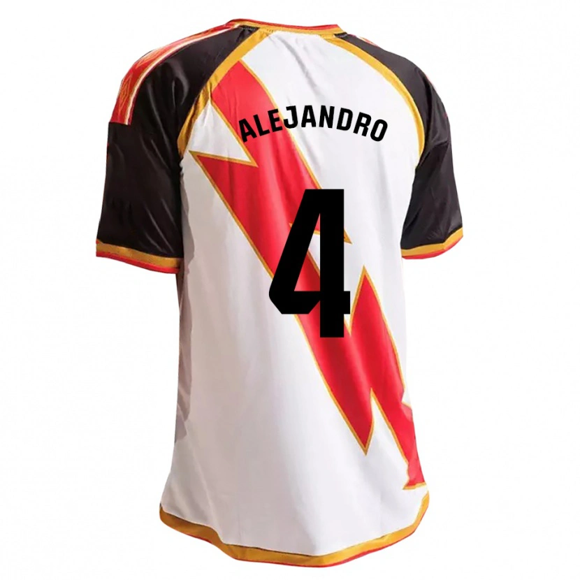 Danxen Criança Camisola Alejandro López #4 Preto Vermelho Branco Dourado Principal 2026/27 Camisa Brasil