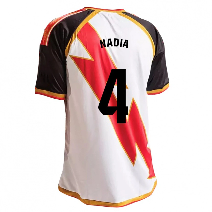 Danxen Criança Camisola Nadia Dopico Díaz #4 Preto Vermelho Branco Dourado Principal 2026/27 Camisa Brasil