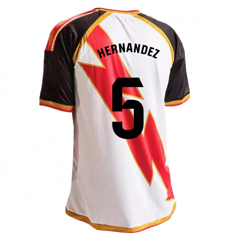 Danxen Criança Camisola Aridane Hernández #5 Preto Vermelho Branco Dourado Principal 2026/27 Camisa Brasil