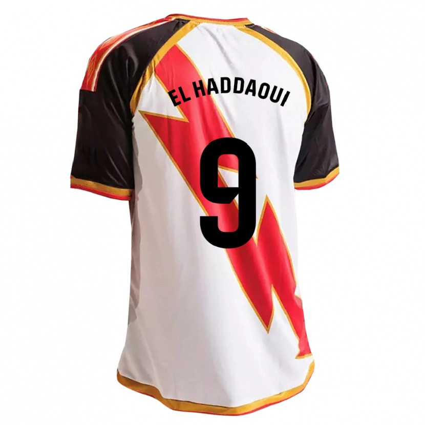 Danxen Criança Camisola Hamza El Haddaoui #9 Preto Vermelho Branco Dourado Principal 2026/27 Camisa Brasil