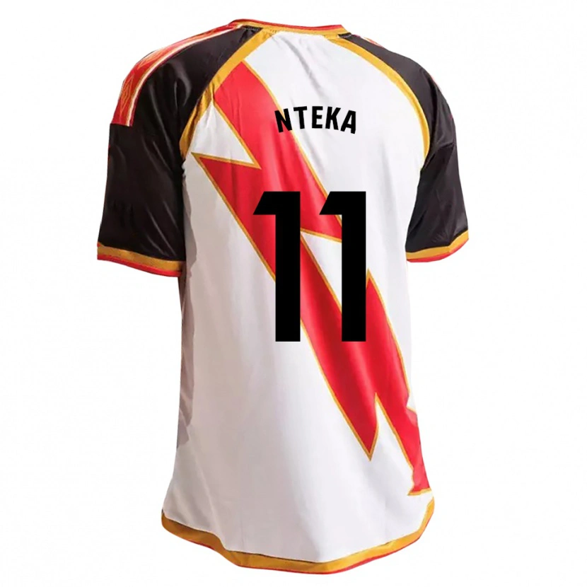 Danxen Criança Camisola Randy Nteka #11 Preto Vermelho Branco Dourado Principal 2026/27 Camisa Brasil