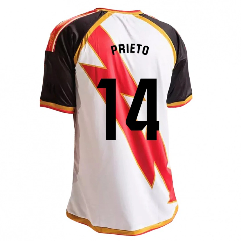 Danxen Criança Camisola Pablo Prieto #14 Preto Vermelho Branco Dourado Principal 2026/27 Camisa Brasil