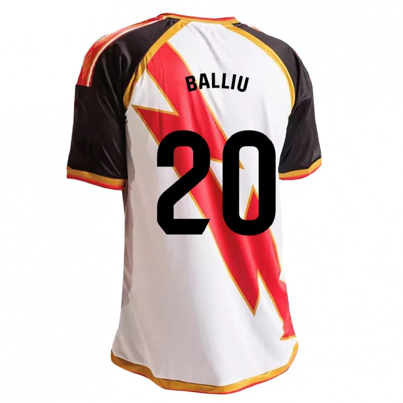 Danxen Criança Camisola Iván Balliu #20 Preto Vermelho Branco Dourado Principal 2026/27 Camisa Brasil