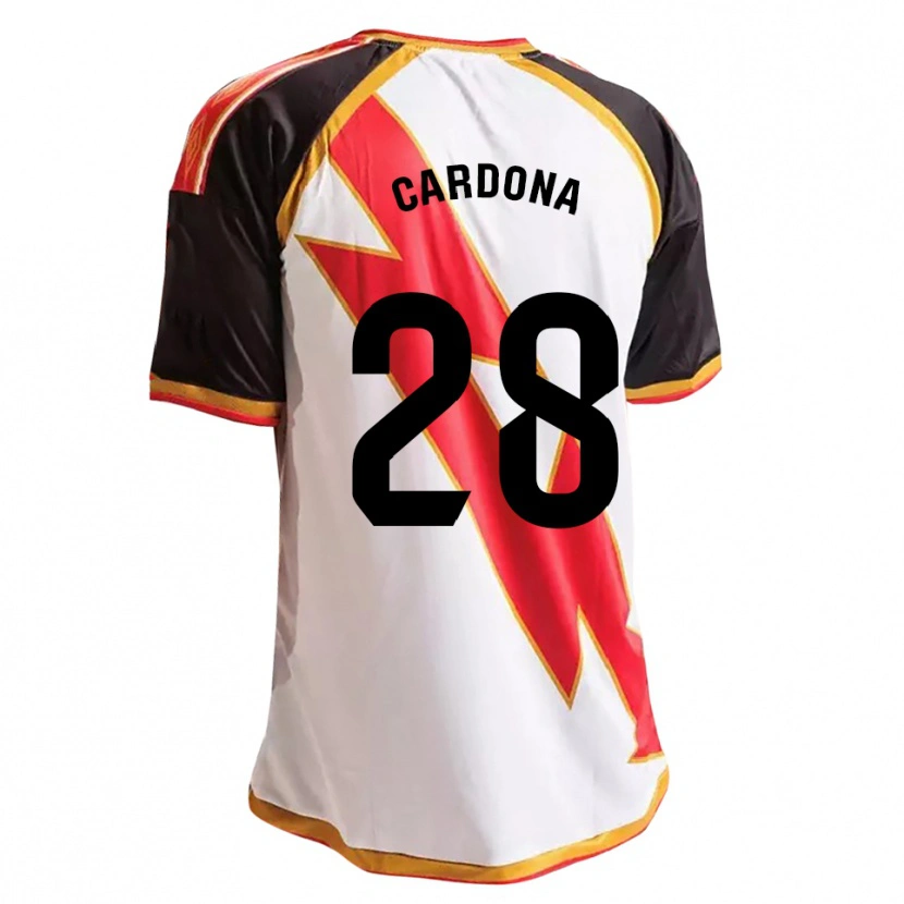 Danxen Criança Camisola Josep Cardona #28 Preto Vermelho Branco Dourado Principal 2026/27 Camisa Brasil
