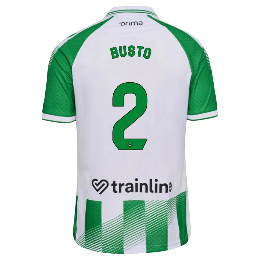 Danxen Criança Camisola Pablo Busto #2 Verde Claro Preto Branco Principal 2026/27 Camisa Brasil