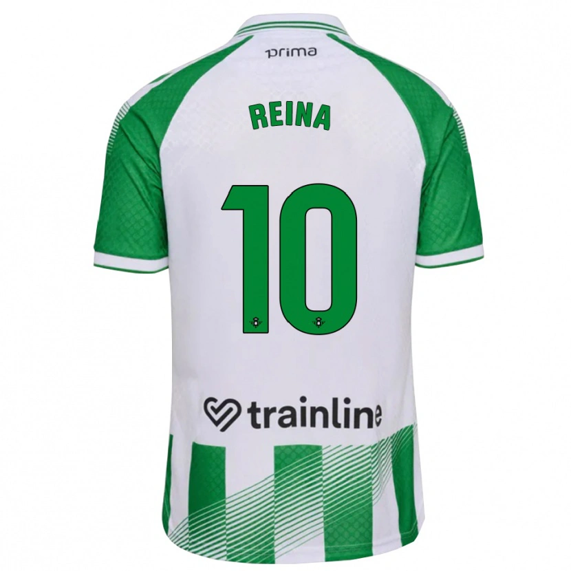 Danxen Criança Camisola Carlos Reina #10 Verde Claro Preto Branco Principal 2026/27 Camisa Brasil