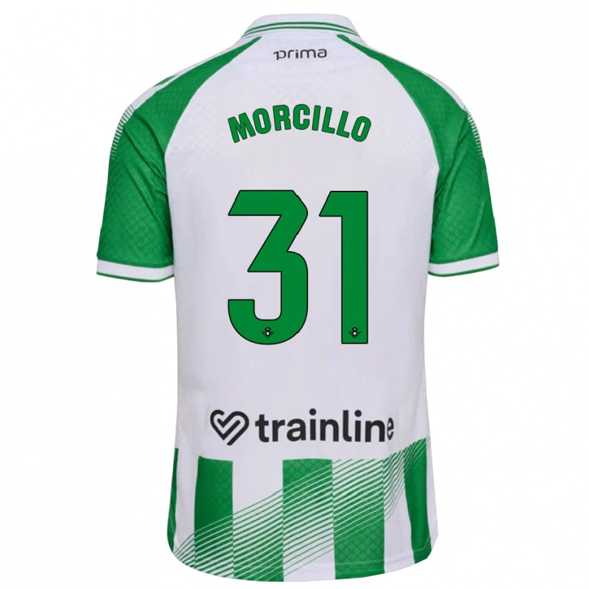 Danxen Criança Camisola Ana Morcillo #31 Verde Claro Preto Branco Principal 2026/27 Camisa Brasil
