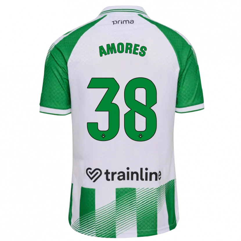 Danxen Criança Camisola Iker Amores #38 Verde Claro Preto Branco Principal 2026/27 Camisa Brasil